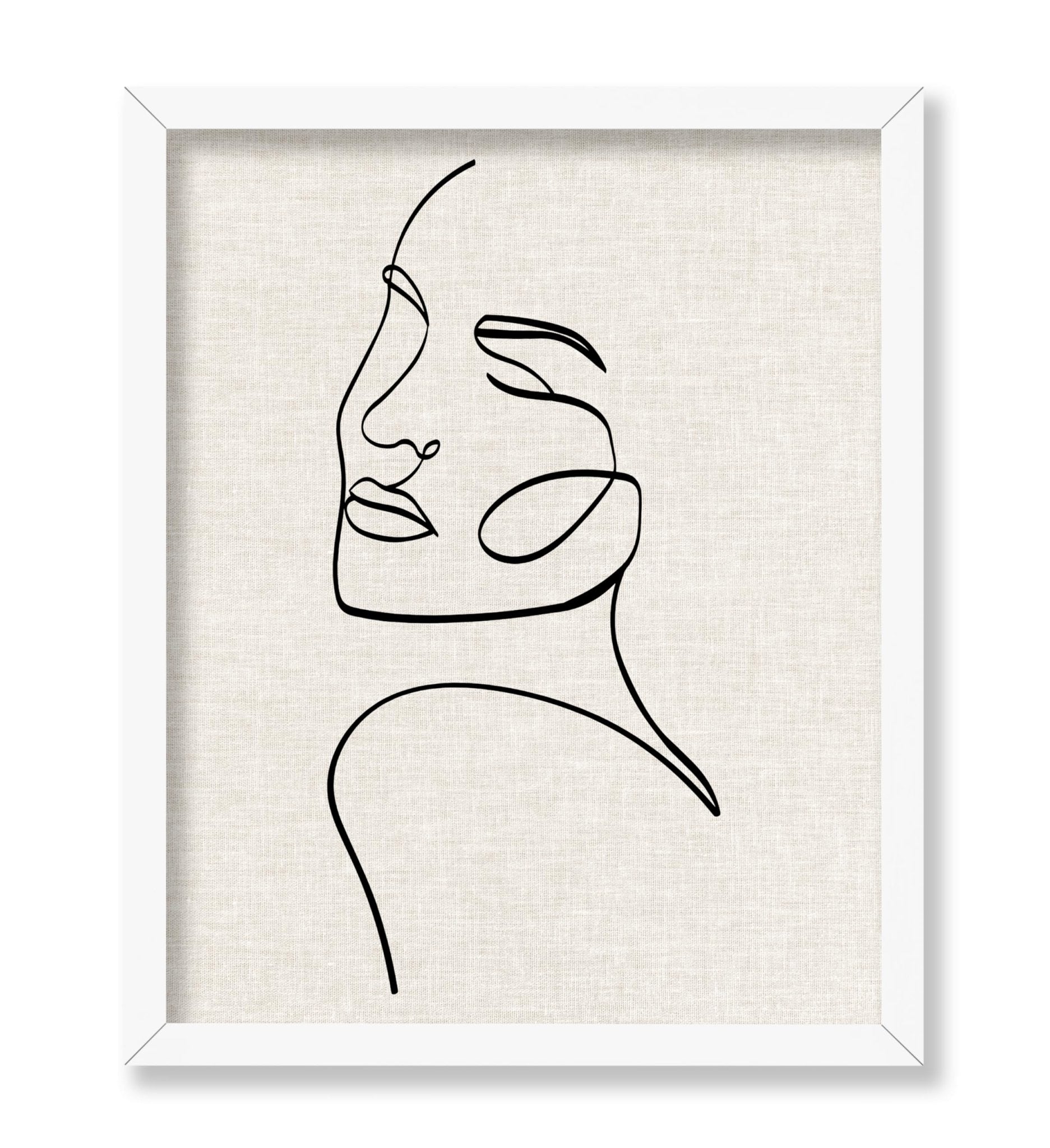 Woman Face Outline No2