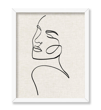 Woman Face Outline No2