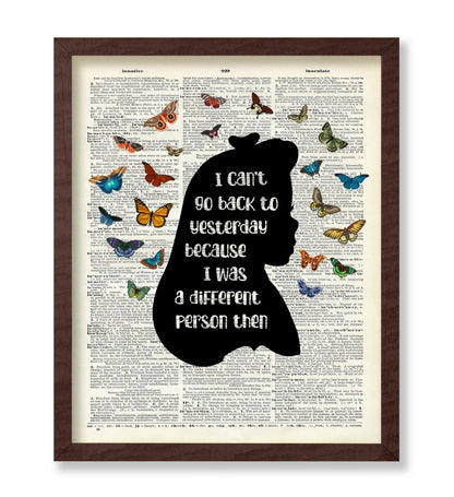 Alice In Wonderland I Can't Go Back To Yesterday No3