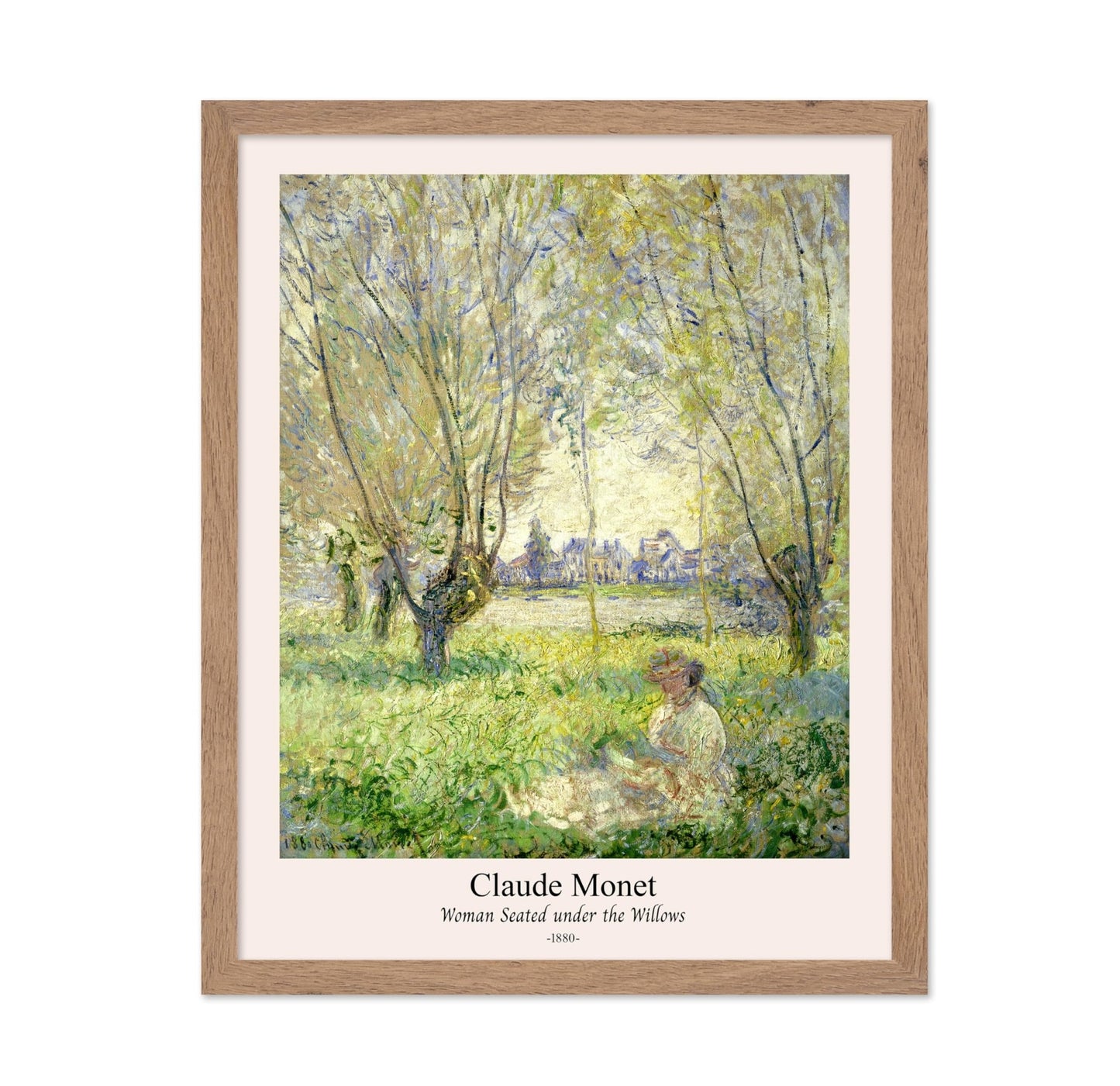 Claude Monet - Woman Seated Under the Willows