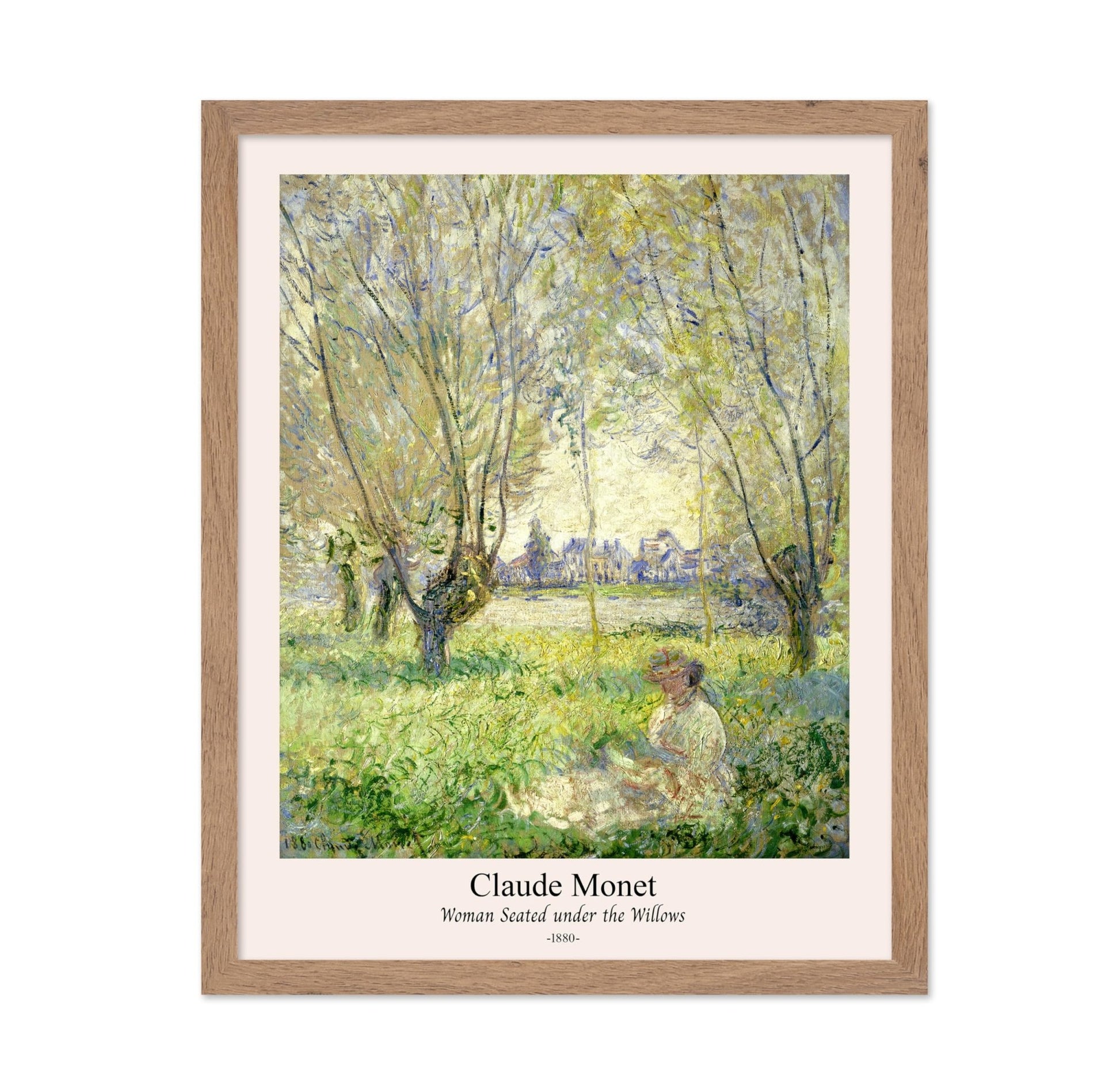 Claude Monet - Woman Seated Under the Willows