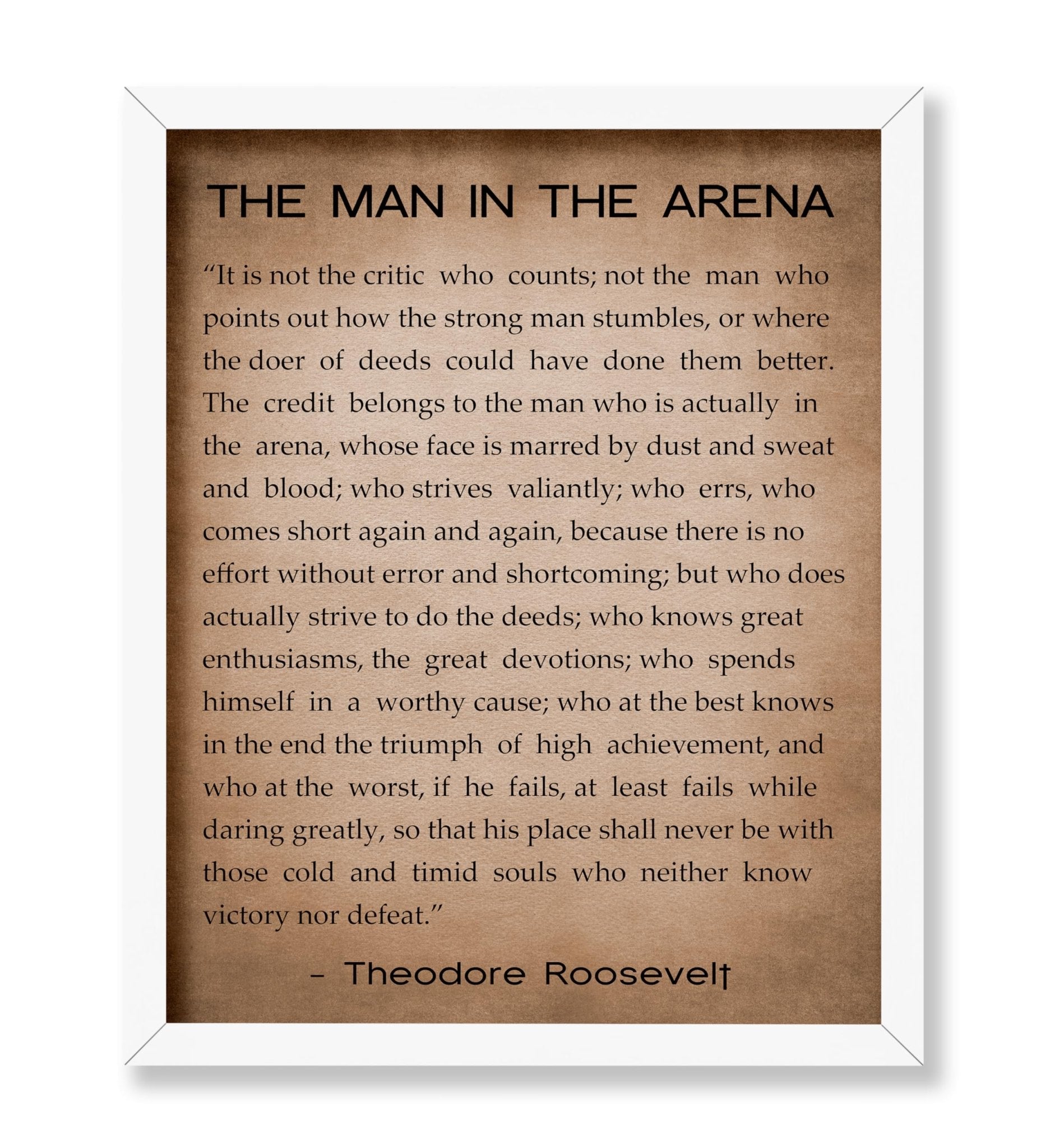 Man in the Arena