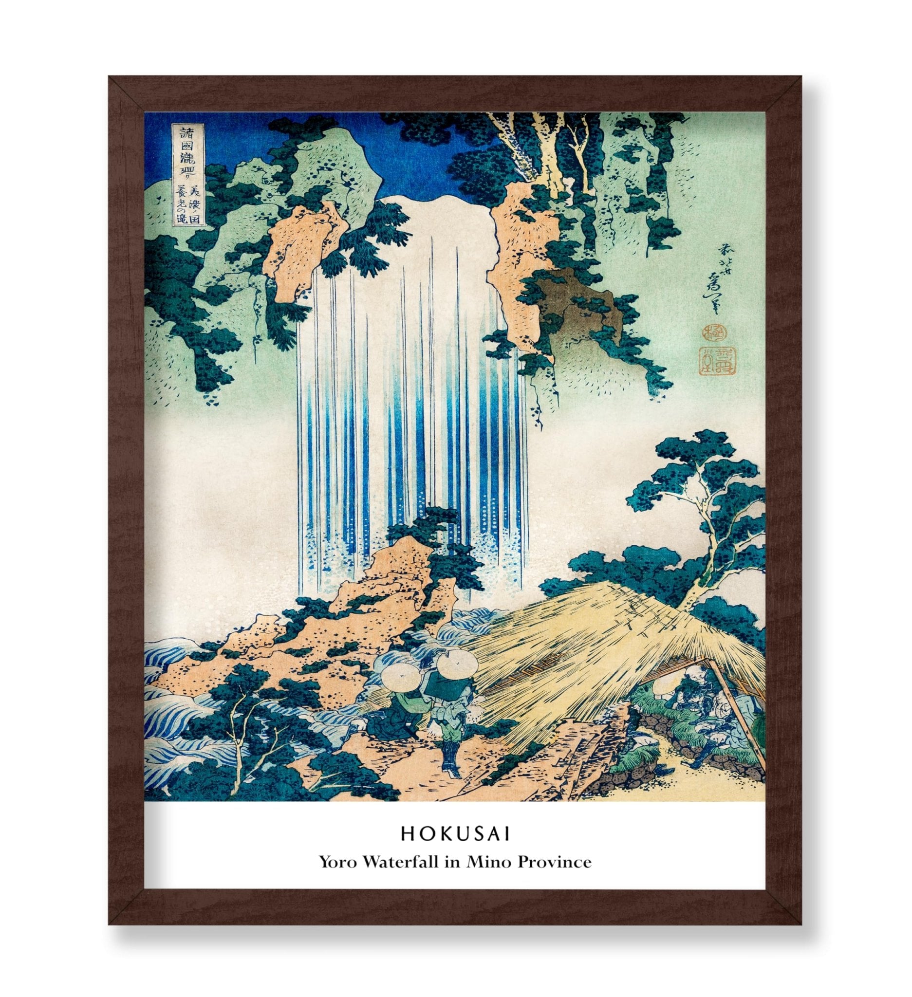 Katsushika Hokusai - Yoro Waterfall in Mino Province
