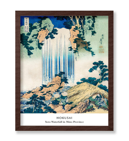 Katsushika Hokusai - Yoro Waterfall in Mino Province