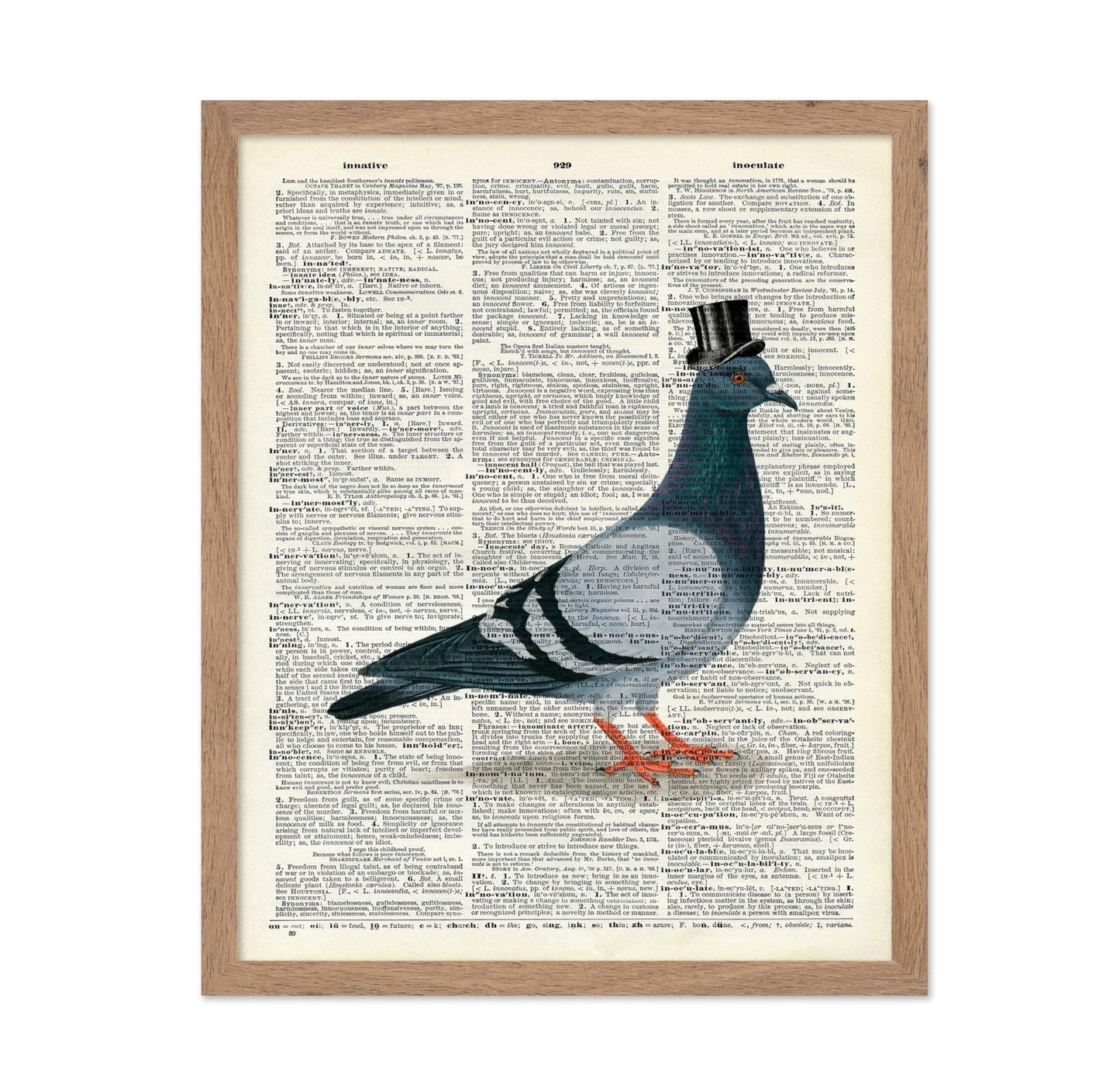 Pigeon in a Top Hat