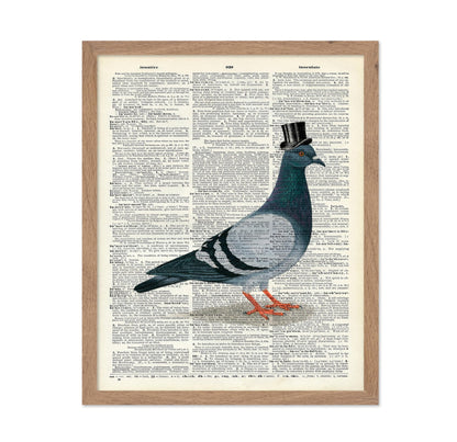 Pigeon in a Top Hat