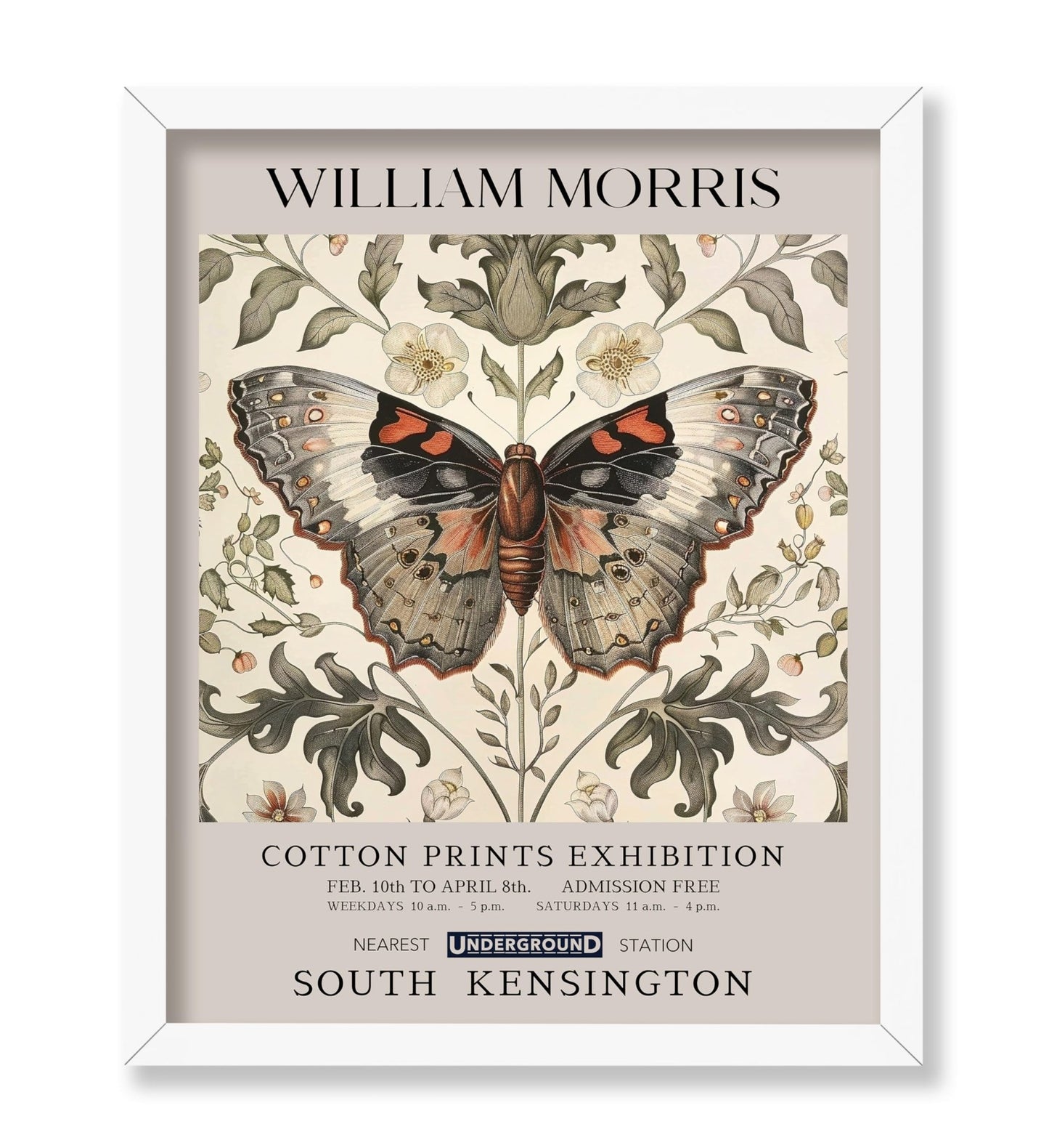 William Morris - Butterfly No8