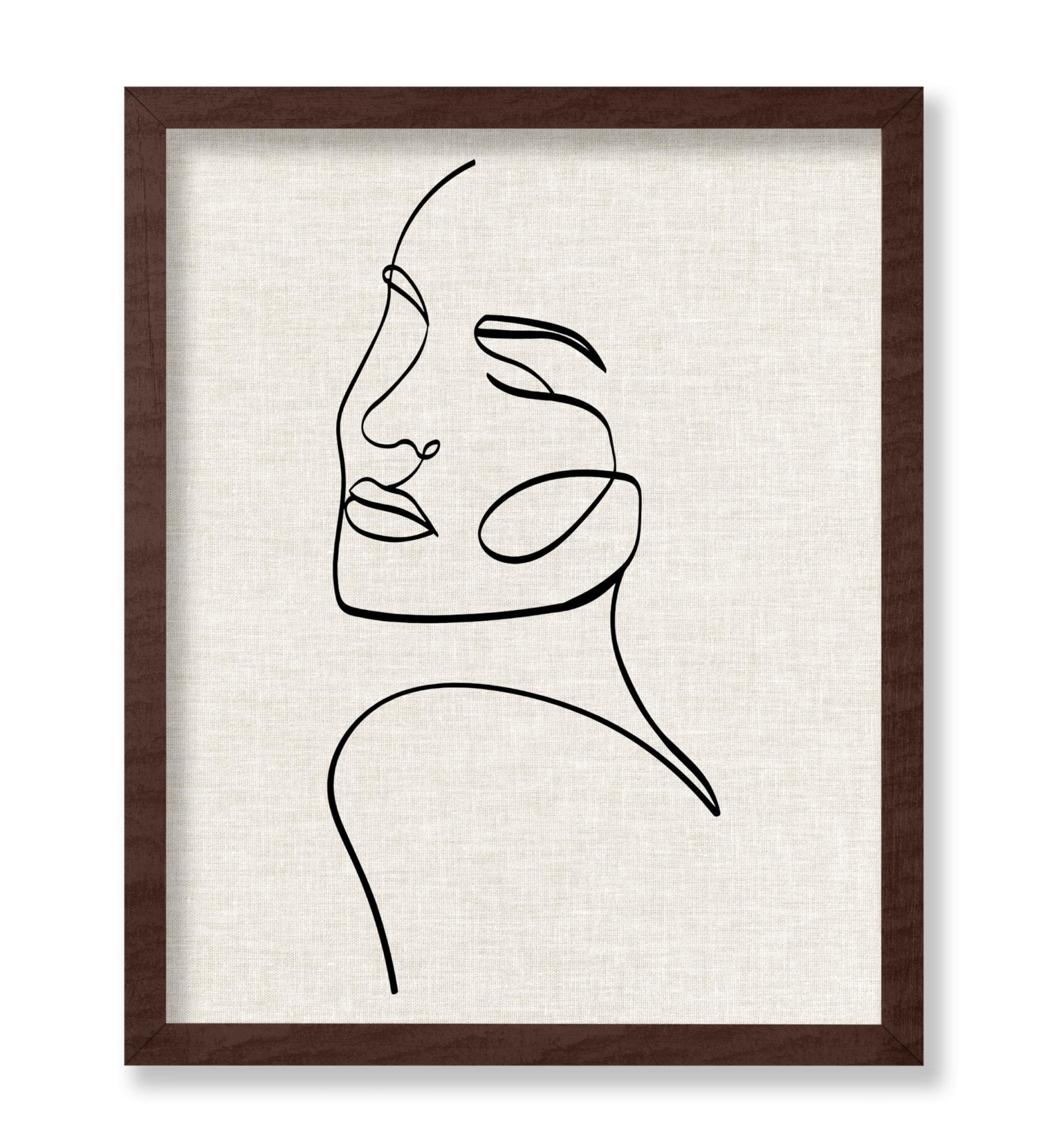 Woman Face Outline No2