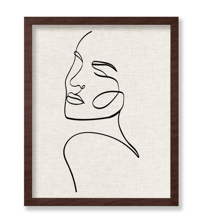 Woman Face Outline No2