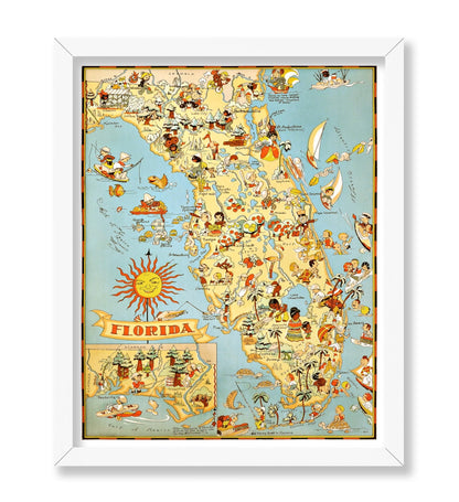 Florida Pictorial Map