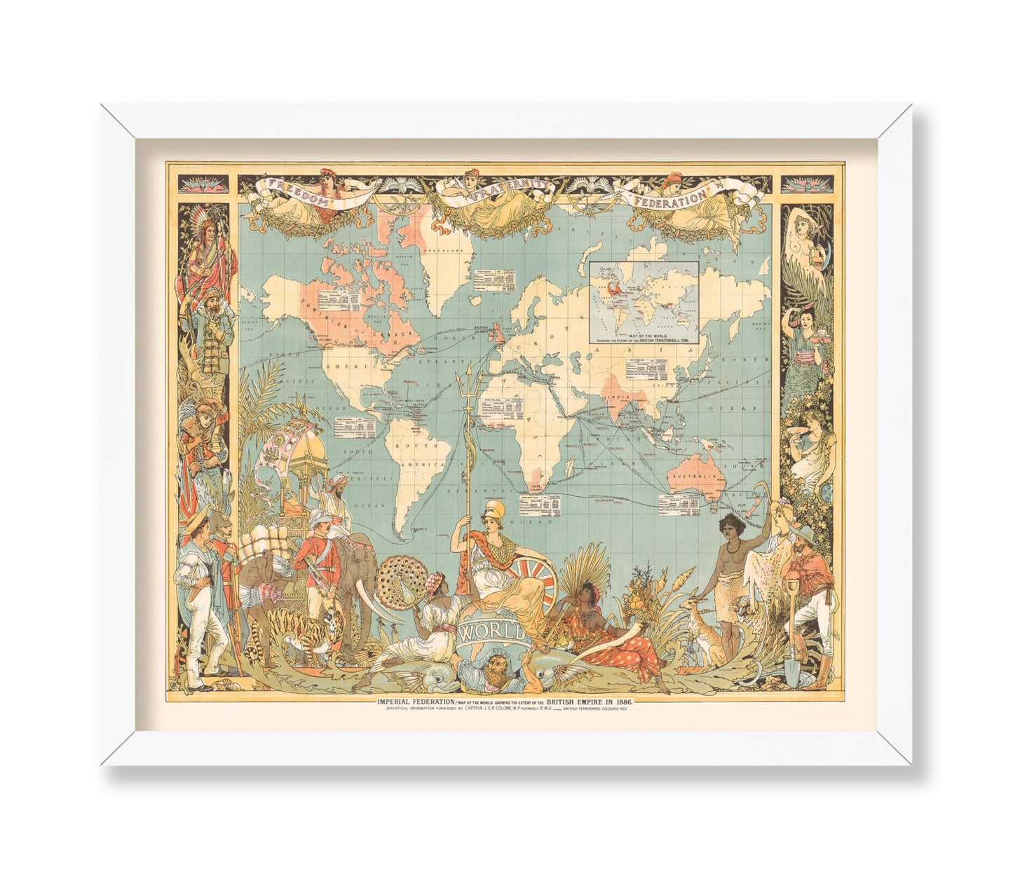 Imperial Federation Map of the World