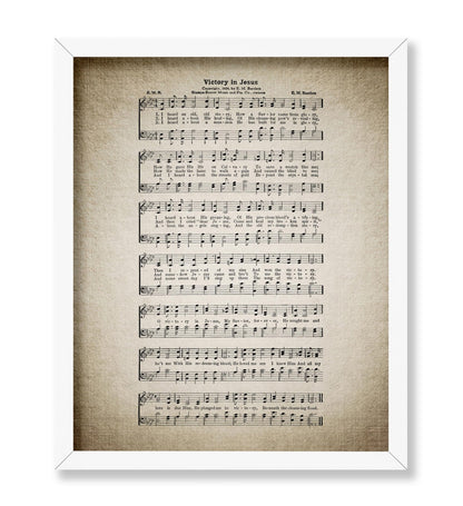 Victory in Jesus Hymnal Sheet