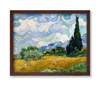 Van Gogh - Wheat Field with Cypresses No4