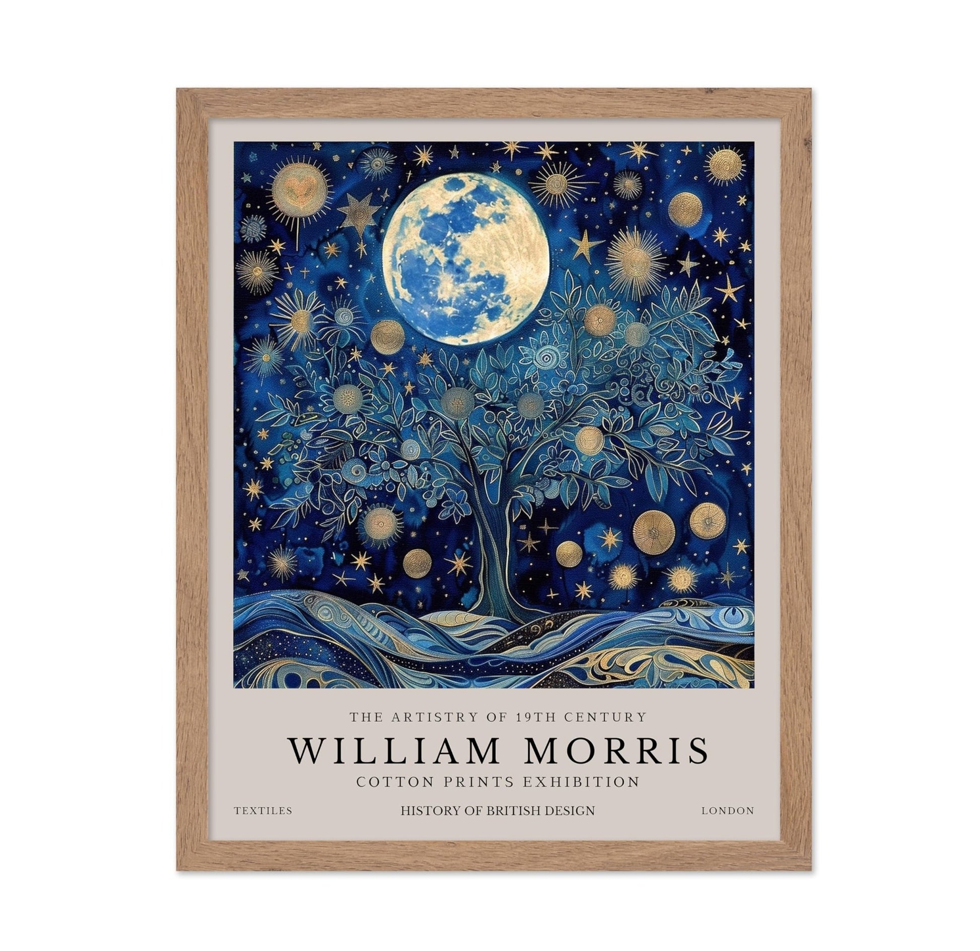 William Morris - Moon & Stars No5