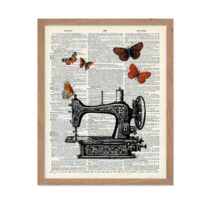 Sewing Machine and Butterfly