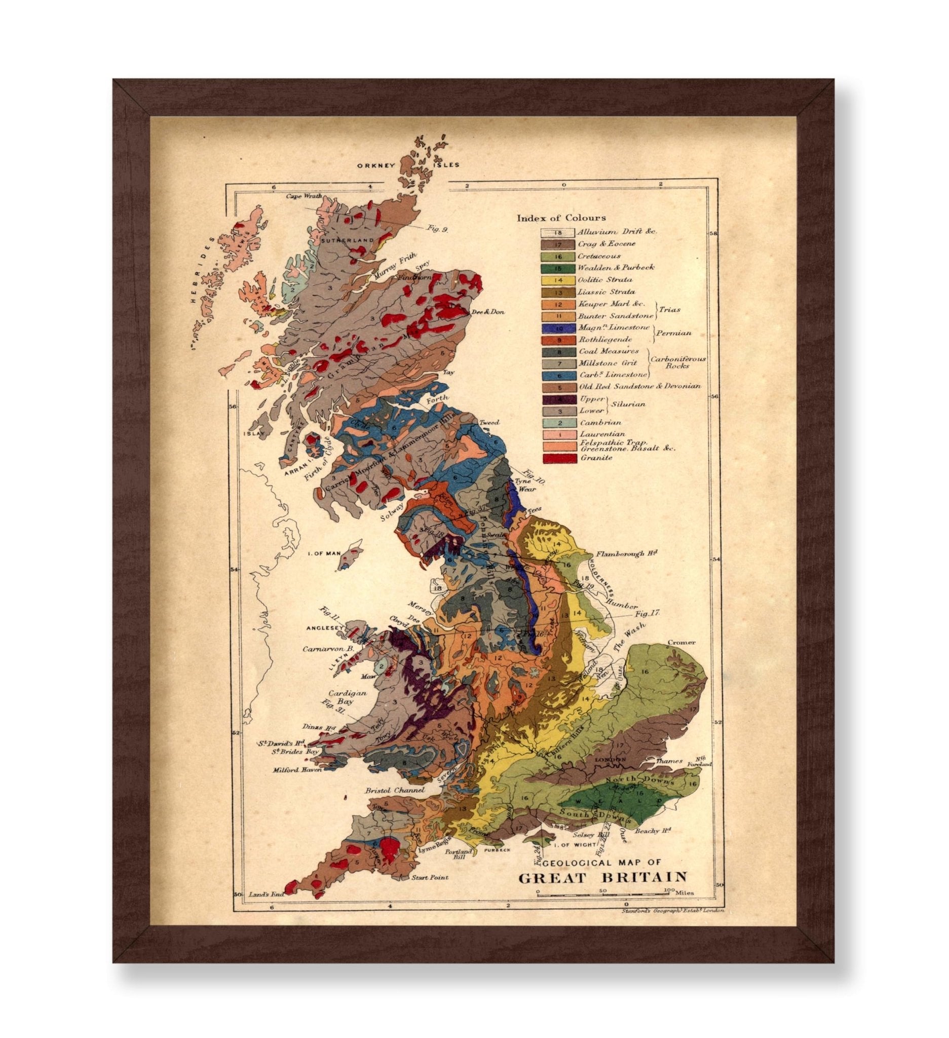 Geological Map of Great Britain