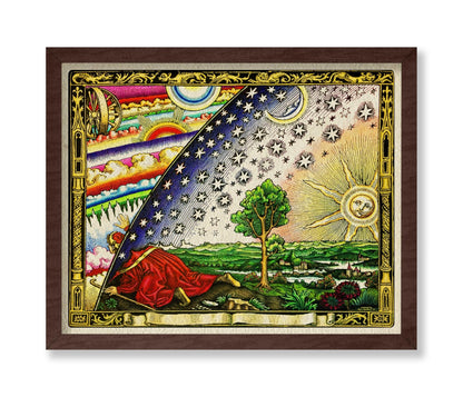 Flammarion Engraving Flat Earth Map