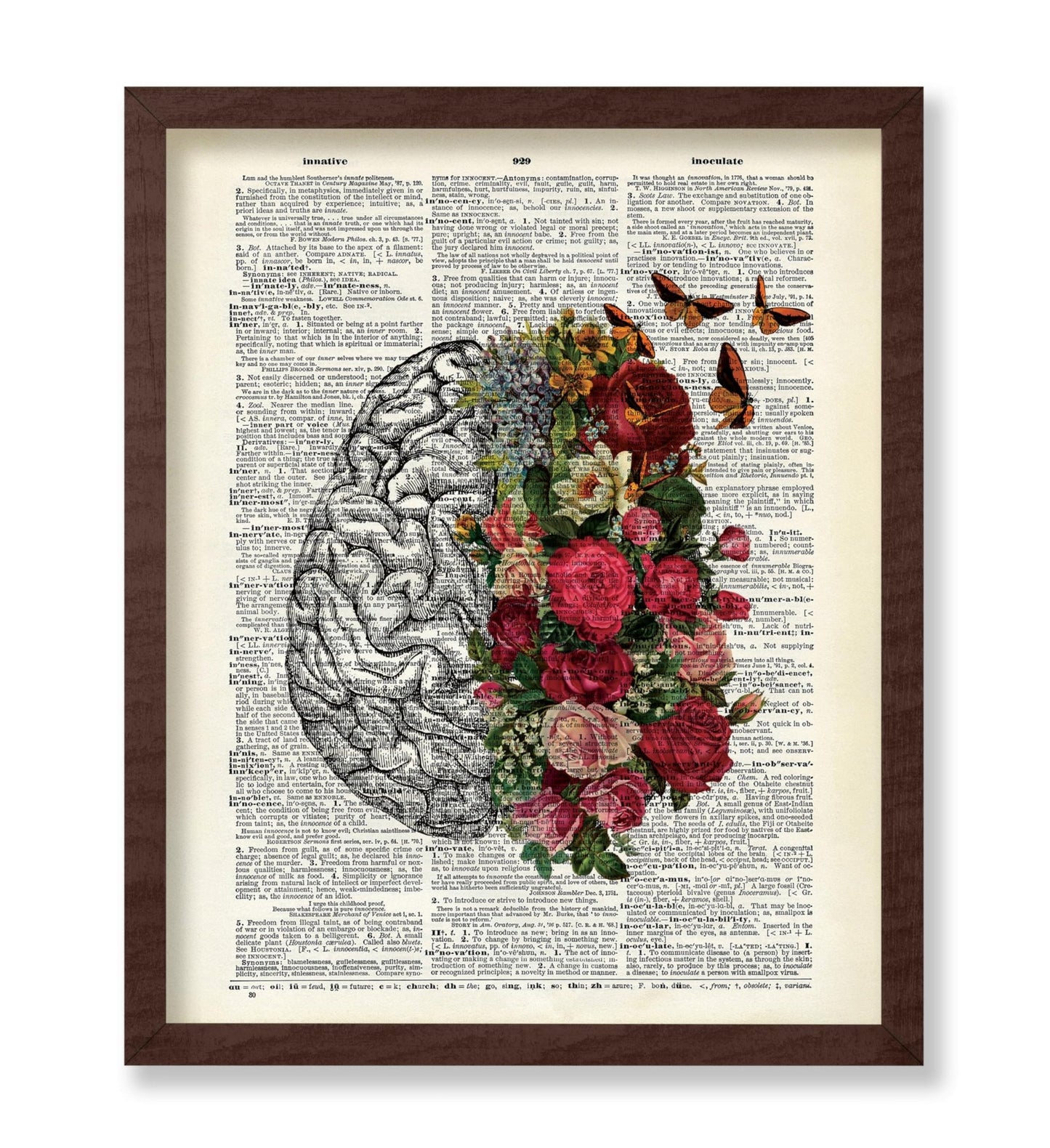 Flowery Brain and Butterflies
