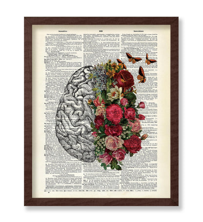 Flowery Brain and Butterflies