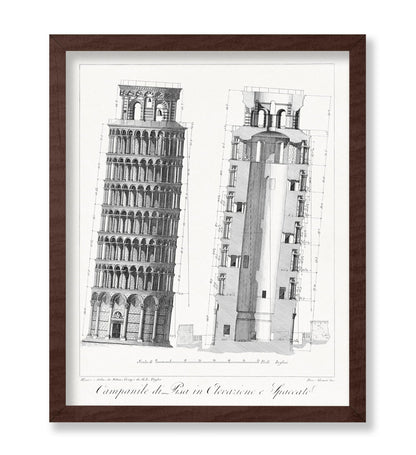 Leaning Tower of Pisa Blueprint