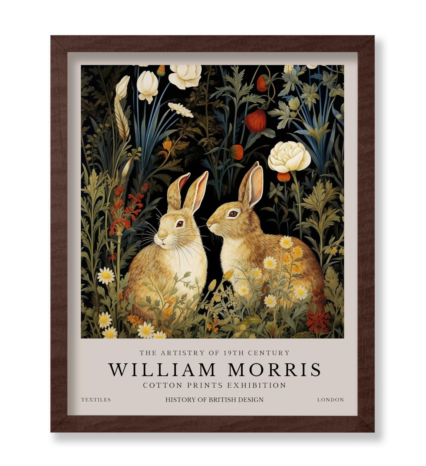 William Morris - Rabbit Couple