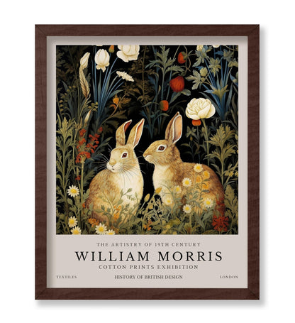 William Morris - Rabbit Couple