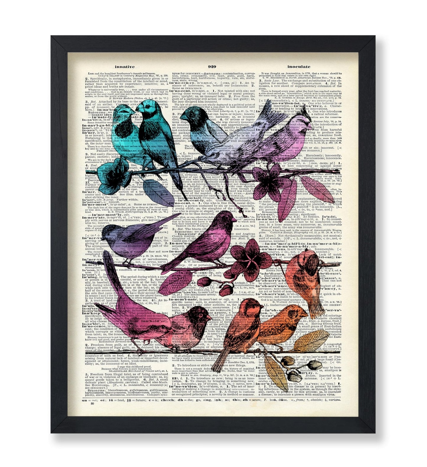 Hummingbirds on Branches