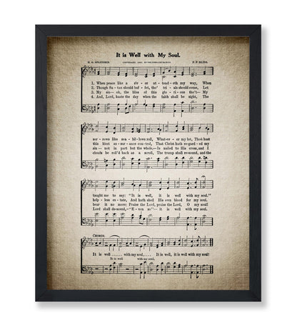 It Is Well With My Soul Hymnal Sheet No2