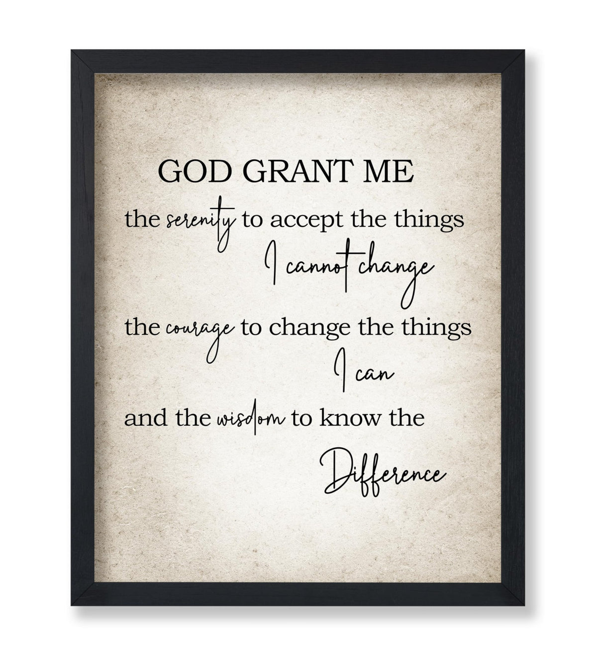 God Grant Me Sign