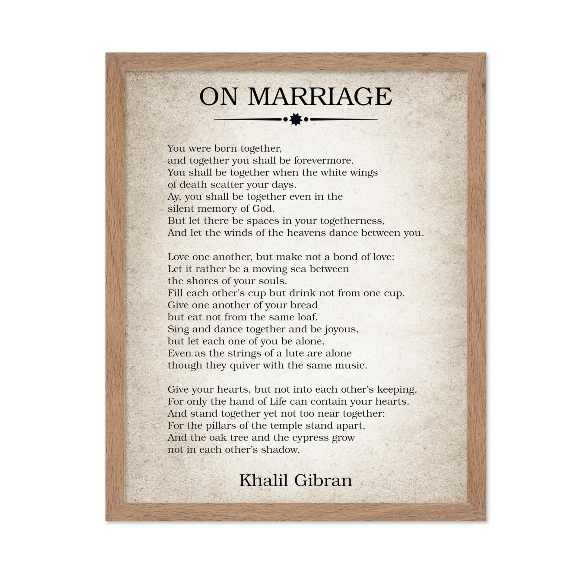 On Marriage