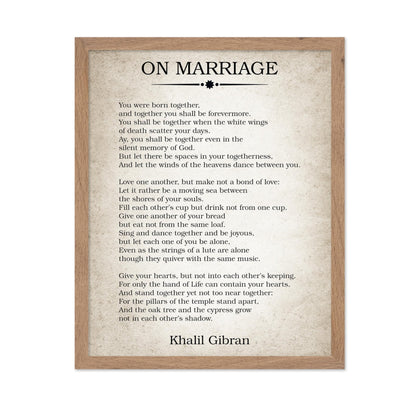 On Marriage