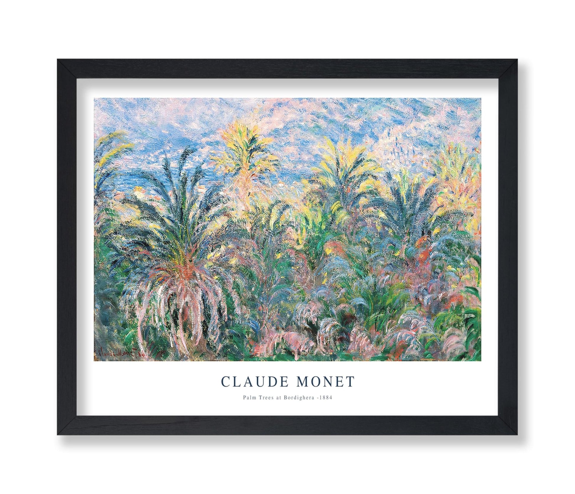Claude Monet - Palm Trees at Bordighera