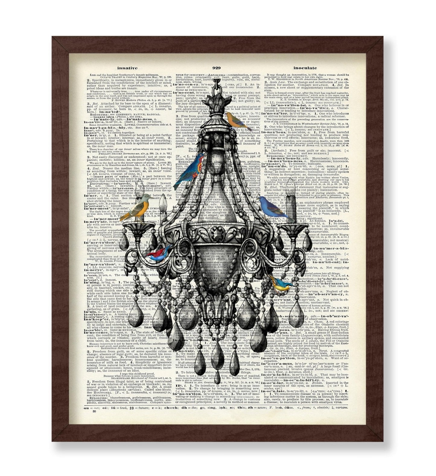Hummingbirds on Chandelier
