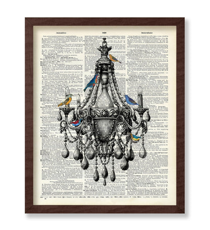 Hummingbirds on Chandelier