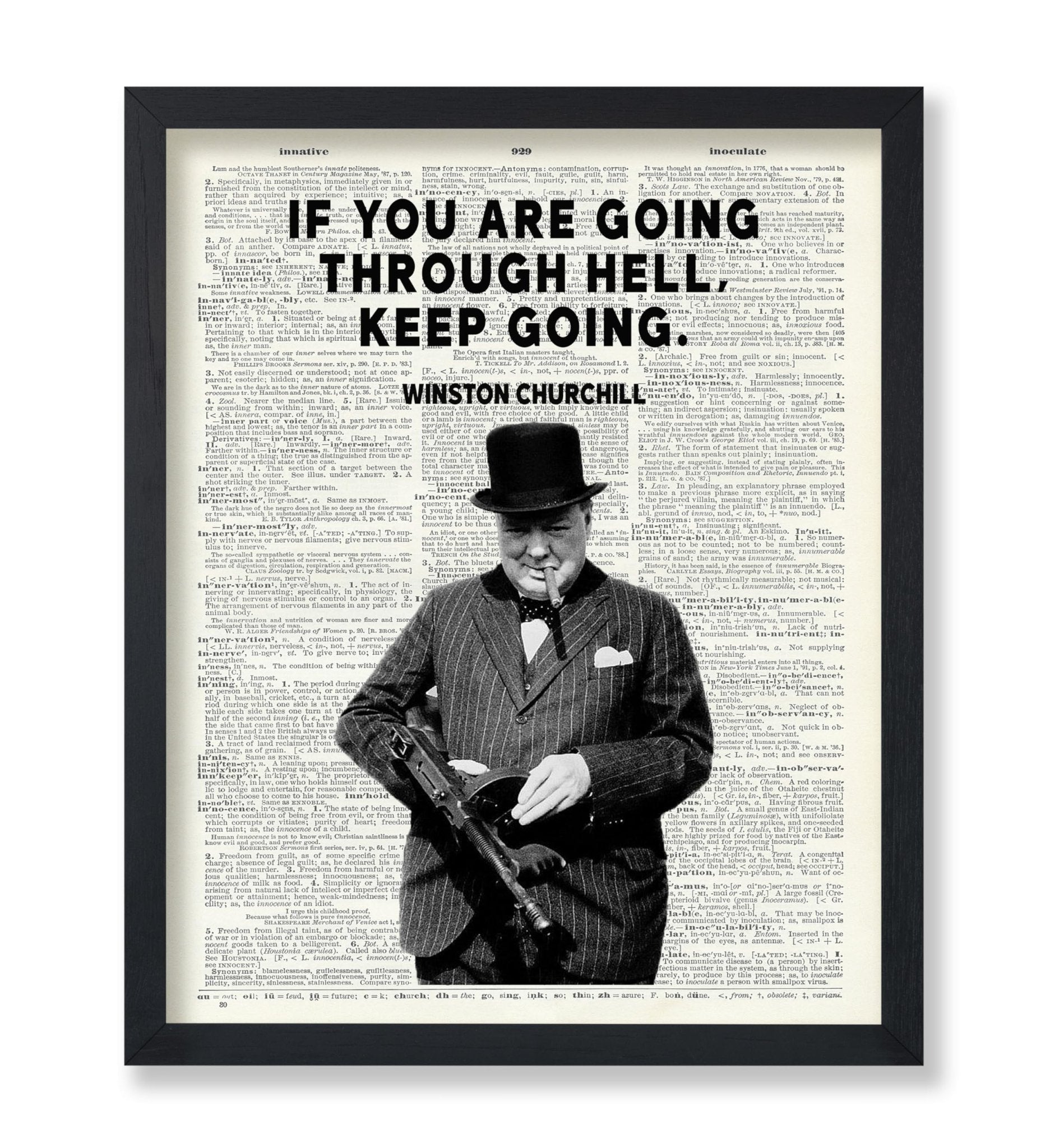 Winston Churchill - Keep Going