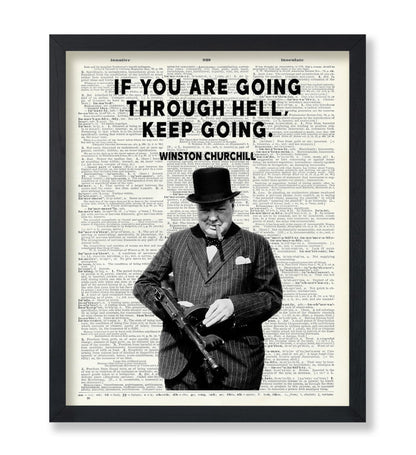 Winston Churchill - Keep Going