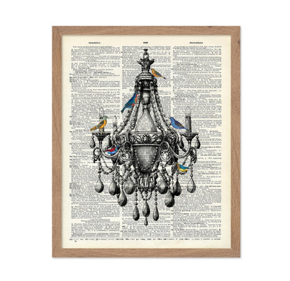 Hummingbirds on Chandelier