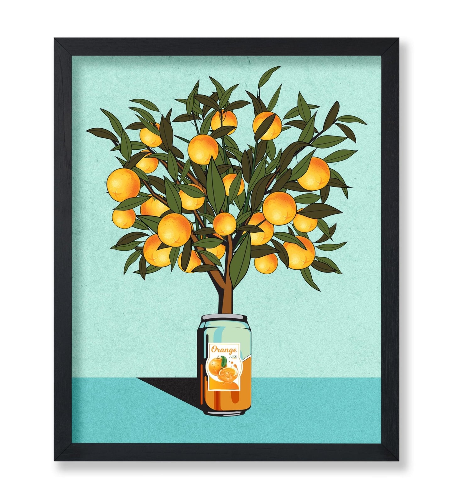 Orange Tree & Can