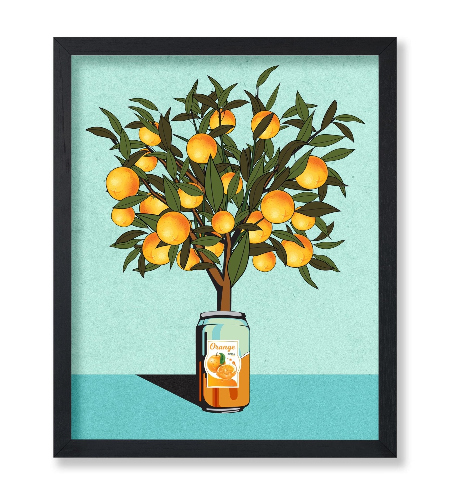 Orange Tree & Can