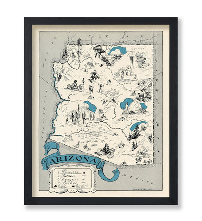 Arizona Pictorial Map