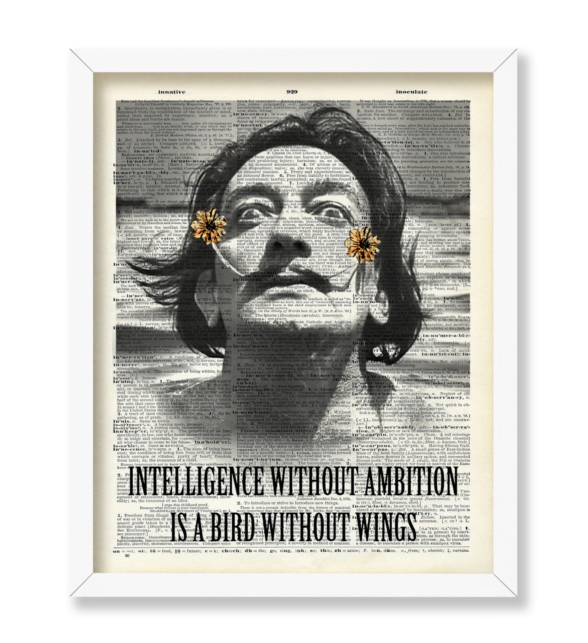 Salvador Dali - Intelligence Without Ambition Is A Bird Without Wings
