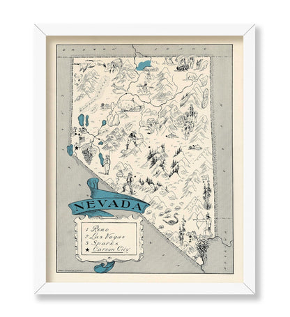 Nevada Pictorial Map