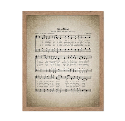Silent Night Hymnal Sheet