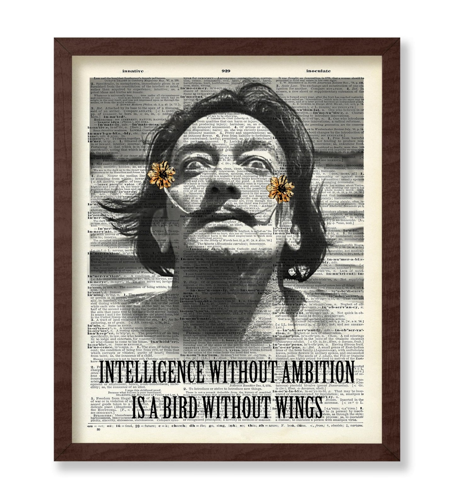 Salvador Dali - Intelligence Without Ambition Is A Bird Without Wings