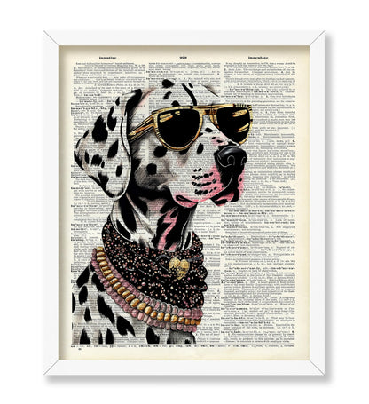 Dalmatian in Glasses No3