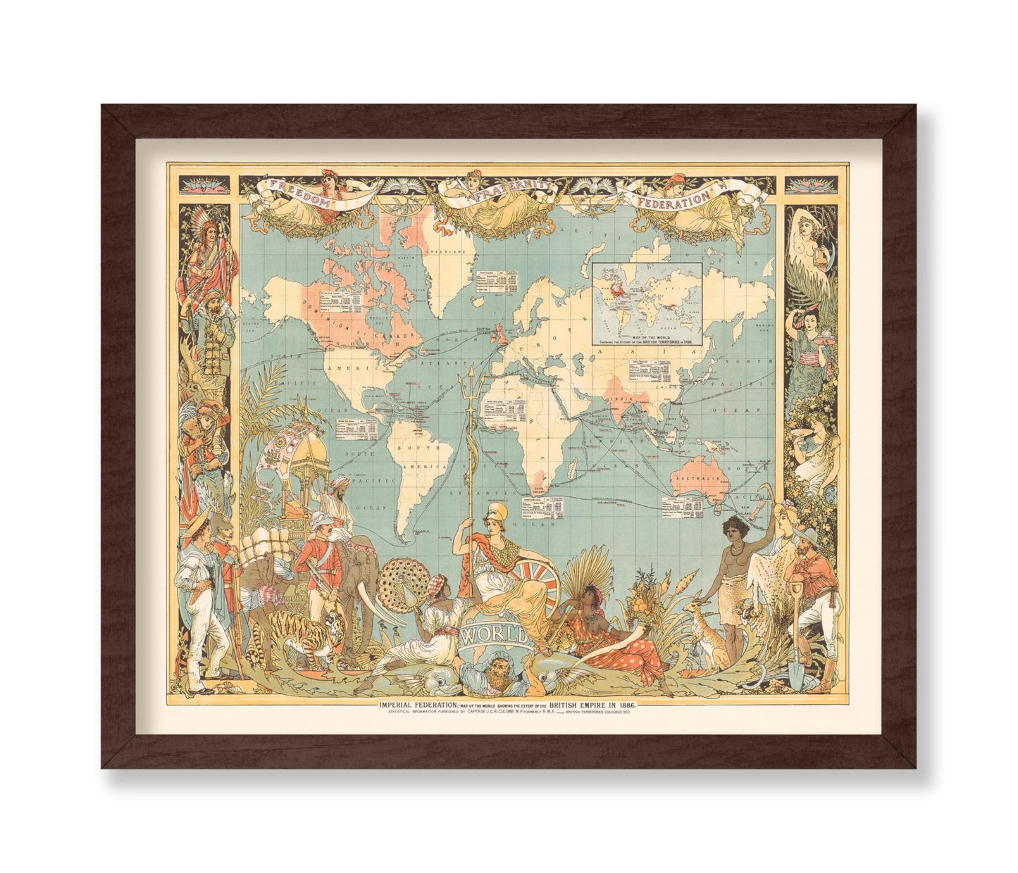 Imperial Federation Map of the World