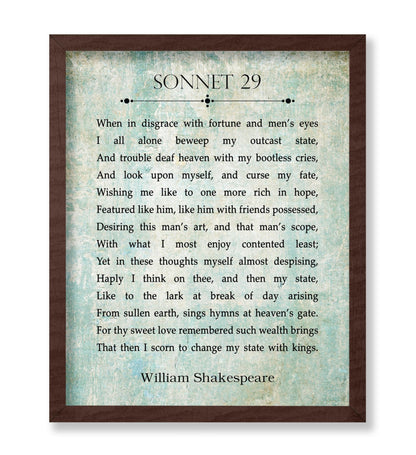 Sonnet 29