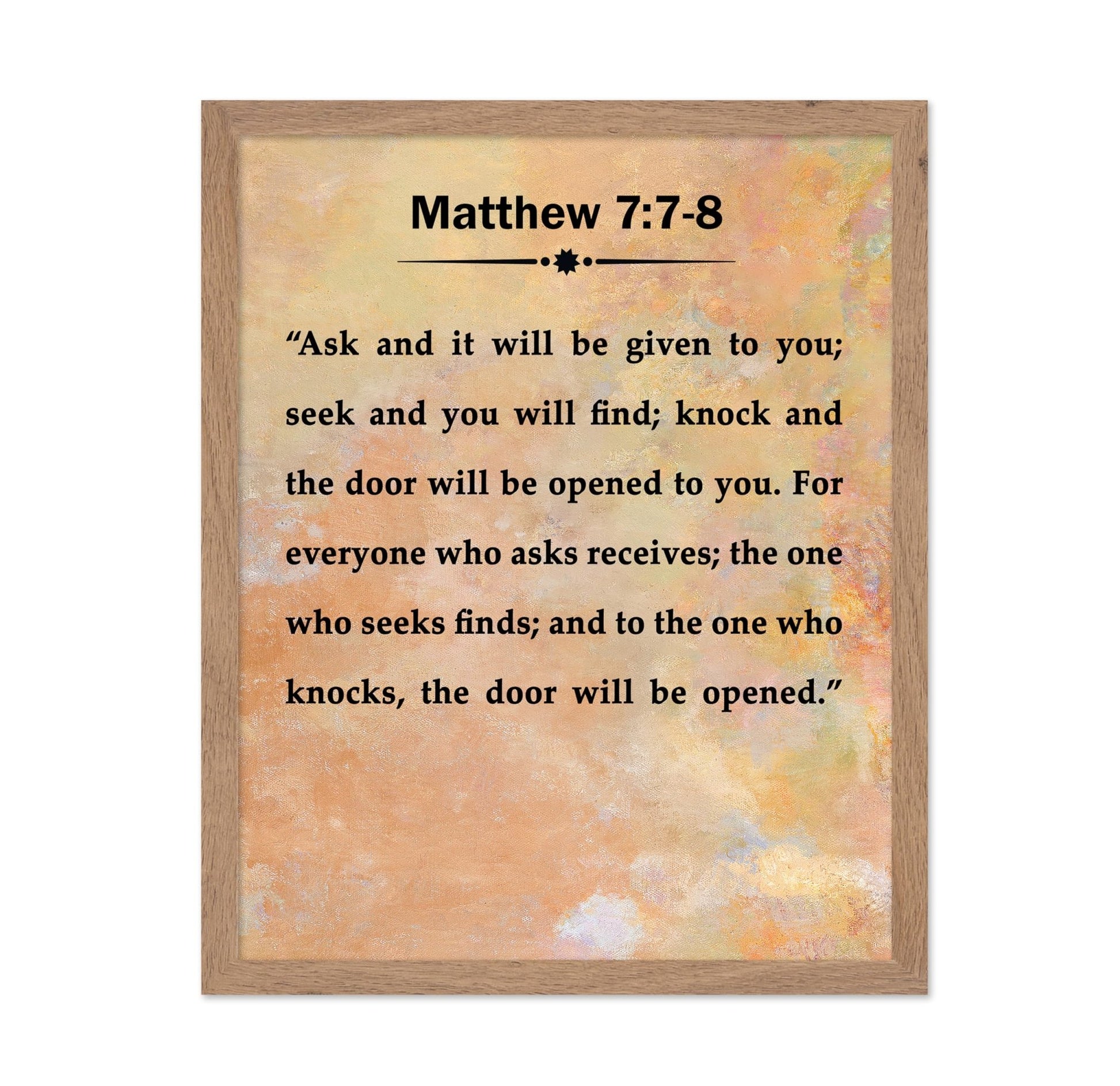 Matthew 7:7-8