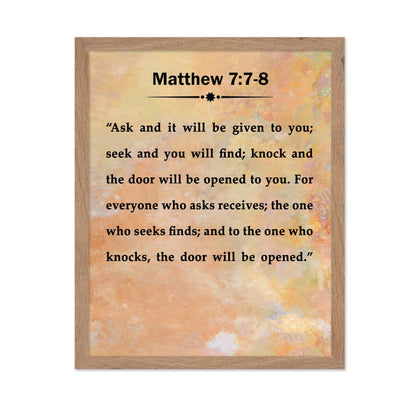 Matthew 7:7-8