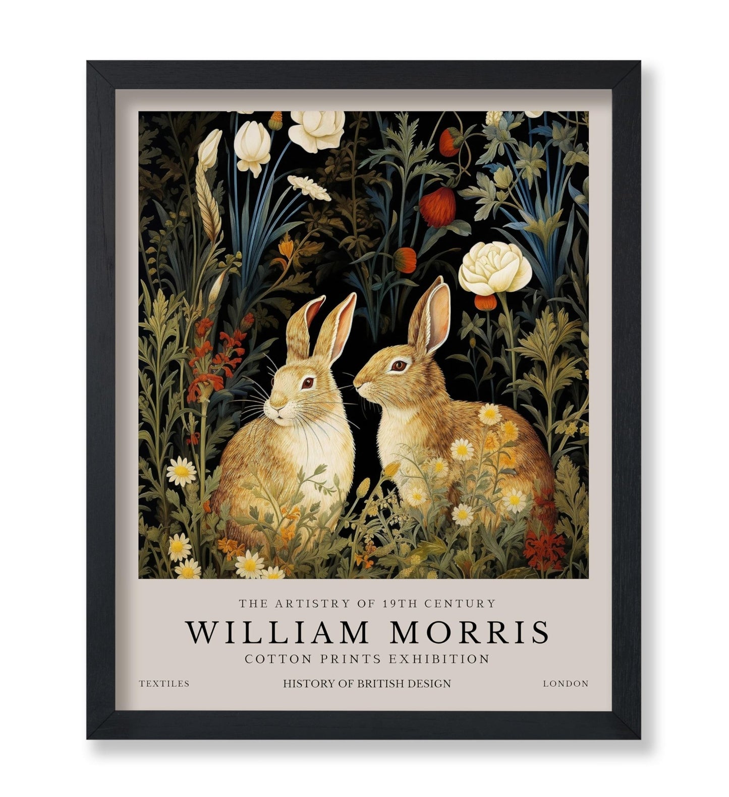 William Morris - Rabbit Couple